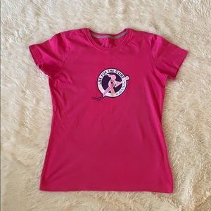 Pink Nike shirt